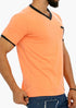 Men's AQ V-Neck Short Sleeve T-Shirt